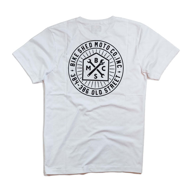 Bike Shed 384-386 Roundel T-Shirt White