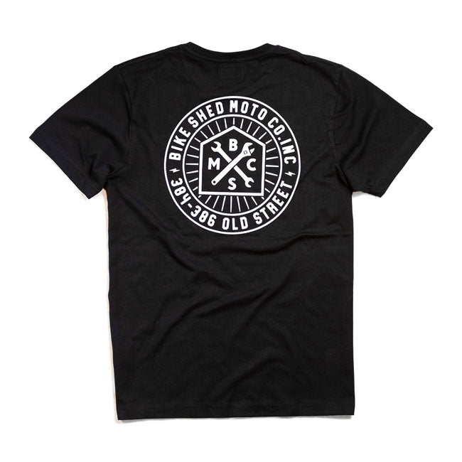 Bike Shed 384-386 Roundel T-Shirt Black