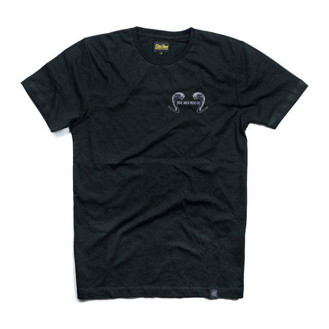 Bike Shed Pan T-Shirt Black - FREE UK Shipping, FREE 365 Day Returns | Moto Central