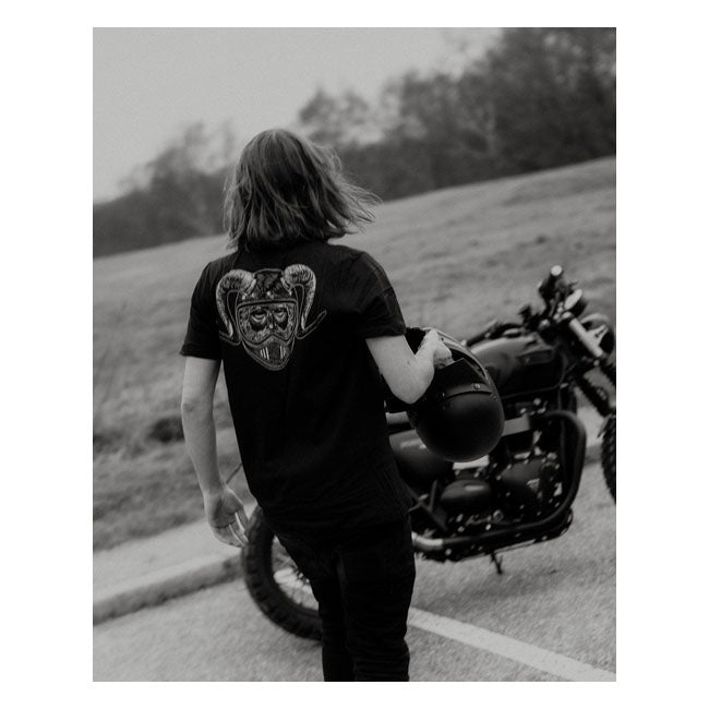 Bike Shed Pan T-Shirt Black - FREE UK Shipping, FREE 365 Day Returns | Moto Central