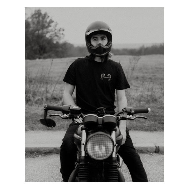 Bike Shed Pan T-Shirt Black - FREE UK Shipping, FREE 365 Day Returns | Moto Central