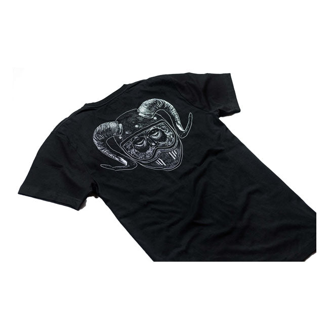 Bike Shed Pan T-Shirt Black - FREE UK Shipping, FREE 365 Day Returns | Moto Central