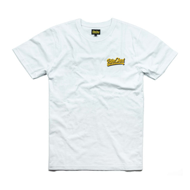 Bike Shed Mural T-Shirt White