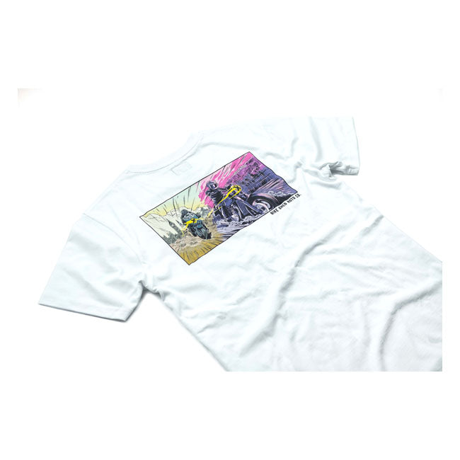 Bike Shed Mural T-Shirt White