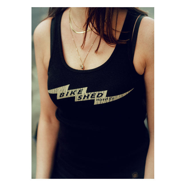 Bike Shed Lightening Ladies Top Black