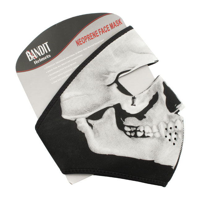 Bandit Facemask Skull Black