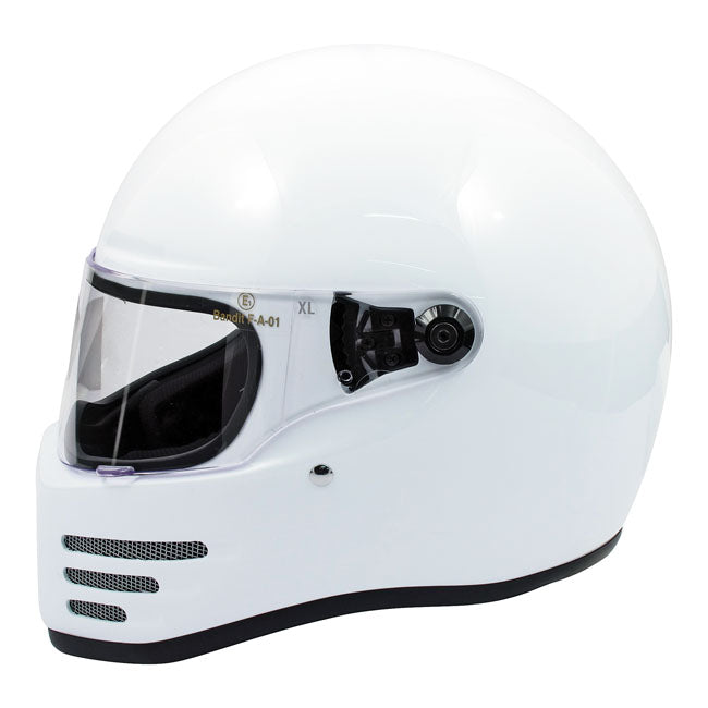 Bandit Fighter Helmet White  - FREE UK Delivery - Moto Central