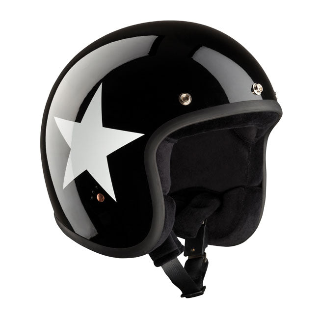 Bandit Jet Helmet Star Black / White