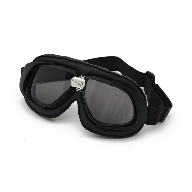 Bandit Classic Goggles Smoked Lens / Replica Black Leather