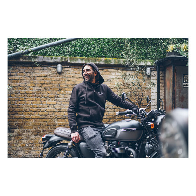 Bike Shed ESTD Hoodie Black - FREE UK Shipping, FREE 365 Day Returns | Moto Central