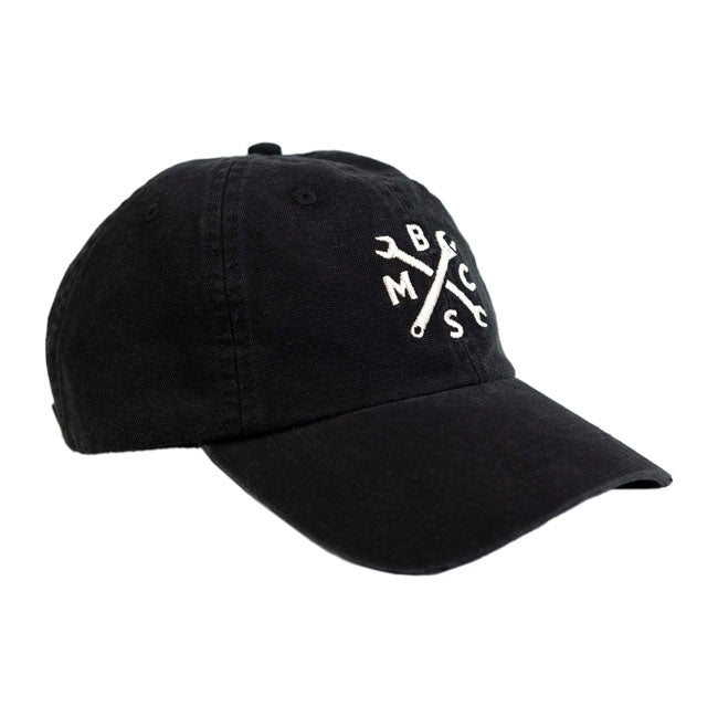 Bike Shed Washed Cap Black / White