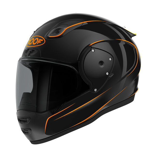 Roof RO200 Neon Helmet Black / Orange