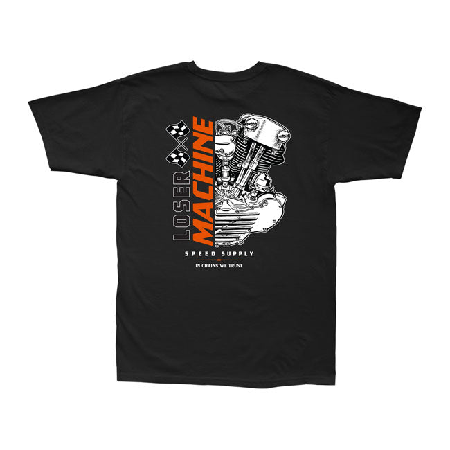 Loser Machine Knuckle Overdrive T-Shirt Black