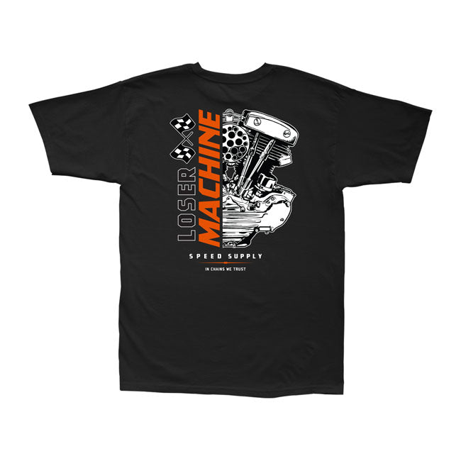 Loser Machine Shovel Overdrive T-Shirt Black