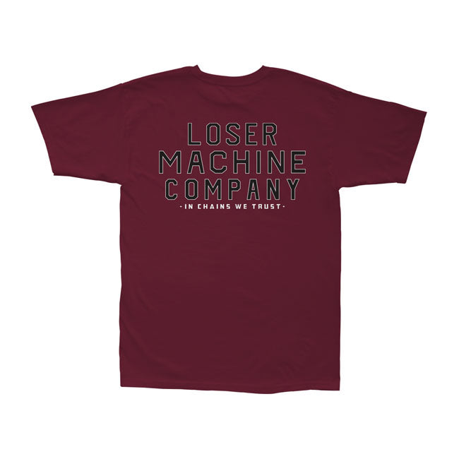 Loser Machine Barricade T-Shirt Maroon