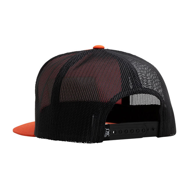 Loser Machine Finish Line Trucker Cap Orange / Black