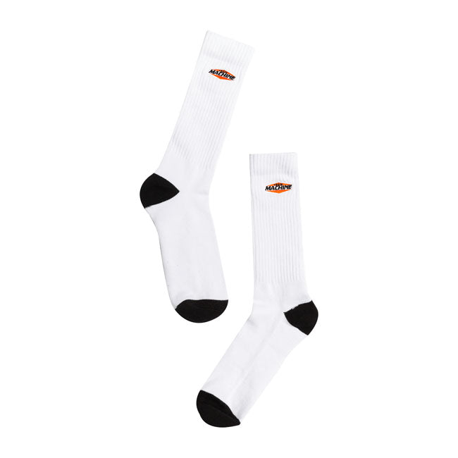 Loser Machine Overdrive Socks White