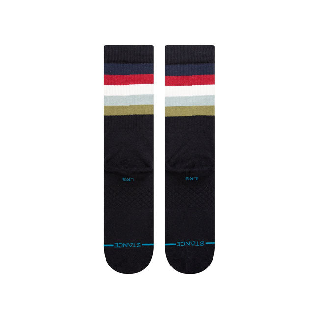 Stance Maliboo Socks Black Fade  - FREE UK Delivery - Moto Central