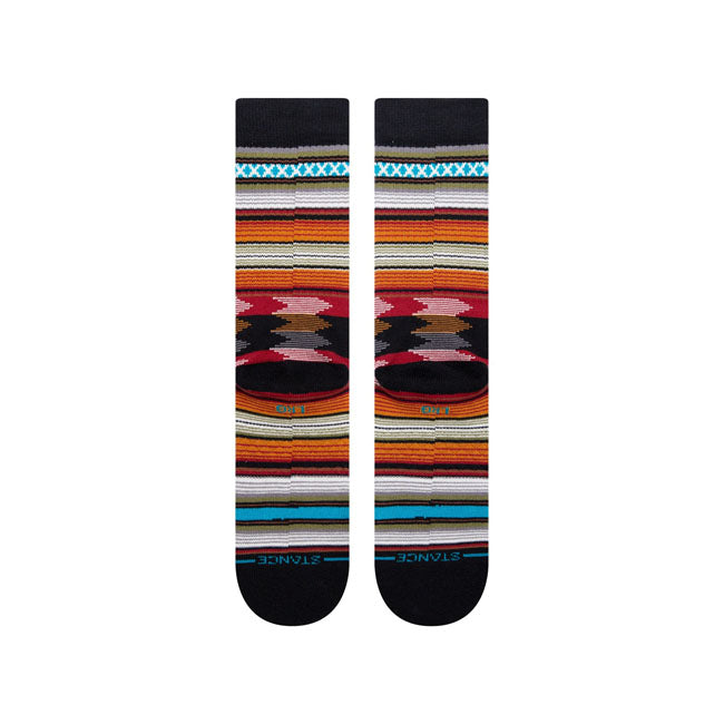 Stance Baron Socks Black  - FREE UK Delivery - Moto Central