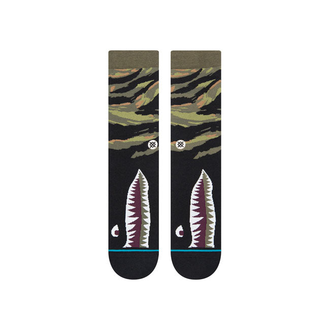 Stance Warbird Socks Burgundy  - FREE UK Delivery - Moto Central