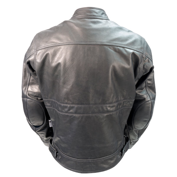 Richa Cafe Leather Jacket Black