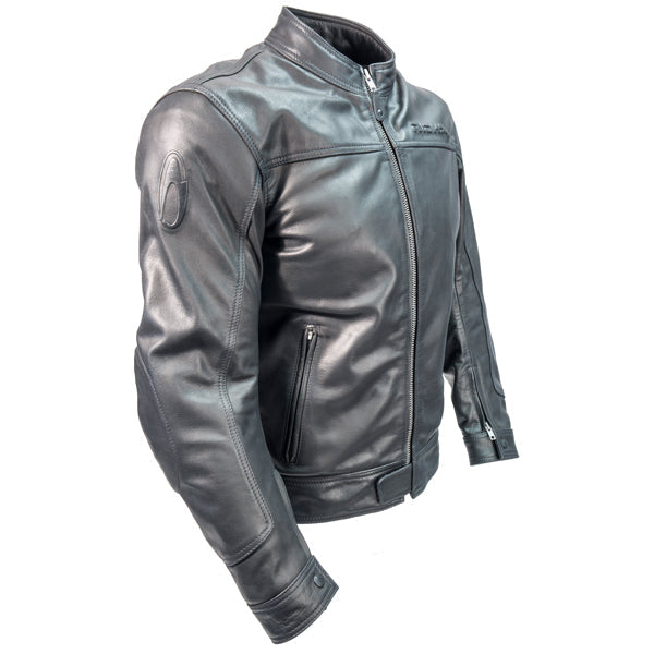 Richa Cafe Leather Jacket Black