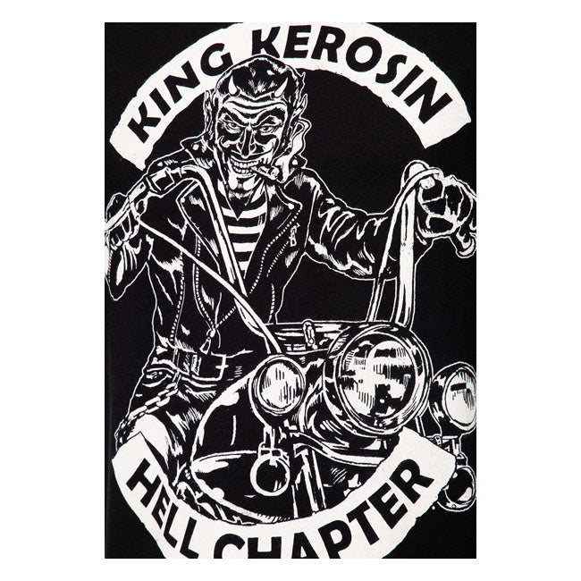 King Kerosin Classic Fpt T-Shirt Black - FREE UK Shipping, FREE 365 Day Returns | Moto Central