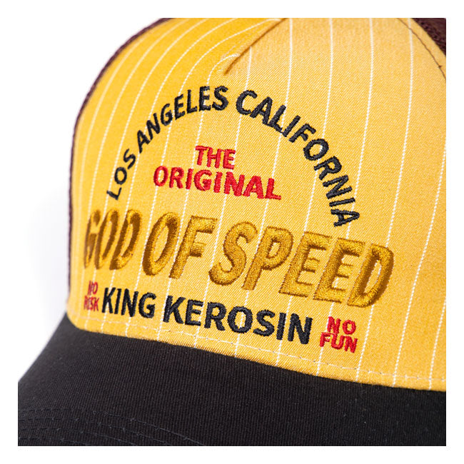 King Kerosin God Of Speed Trucker Cap