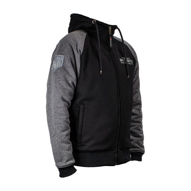 John Doe Zip Hoodie 2 Colour Black / Grey