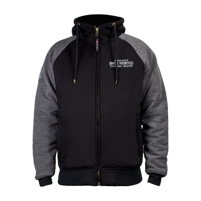 John Doe Zip Hoodie 2 Colour Black / Grey