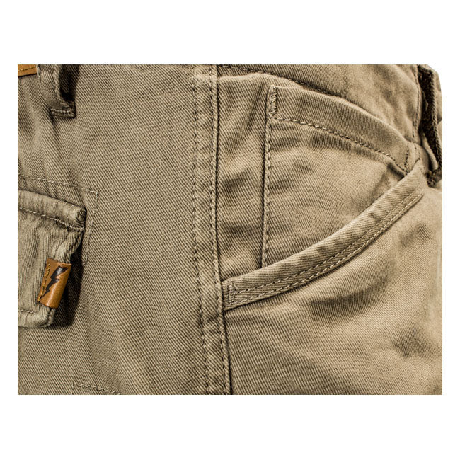 John Doe Stroker Cargo XTM Trouser Camel - FREE UK Shipping, FREE 365 Day Returns | Moto Central