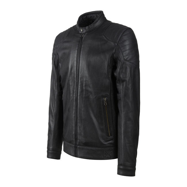 John Doe Leather Jacket Roadster Black