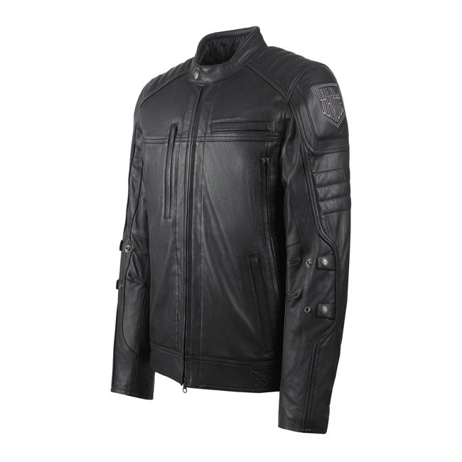 John Doe Technical Leather Jacket With XTM Black