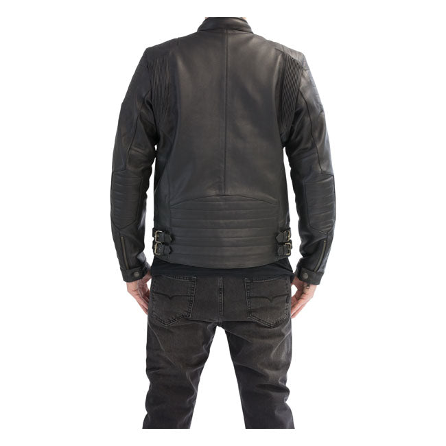 John Doe Technical Leather Jacket With XTM Black