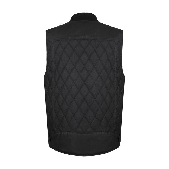 John Doe Lowrider Wax Vest Black - FREE UK Shipping, FREE 365 Day Returns | Moto Central