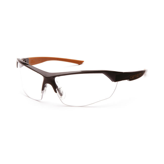 Carhartt Half Frame Temple Safety Glasses Clear - FREE UK Shipping, FREE 365 Day Returns | Moto Central