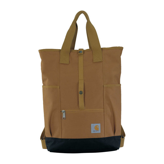 Carhartt Backpack Tote Carhartt Brown - 33 x 43.2 x 10.2 cm - FREE UK Shipping, FREE 365 Day Returns | Moto Central