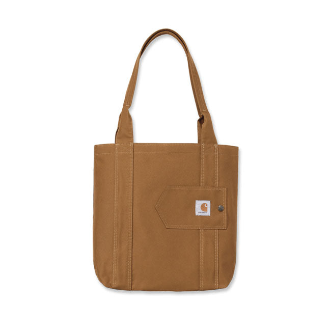 Carhartt Vertical Open Tote Bag Carhartt Brown - 31.8 x 37.5 x 12.7 CM - FREE UK Shipping, FREE 365 Day Returns | Moto Central