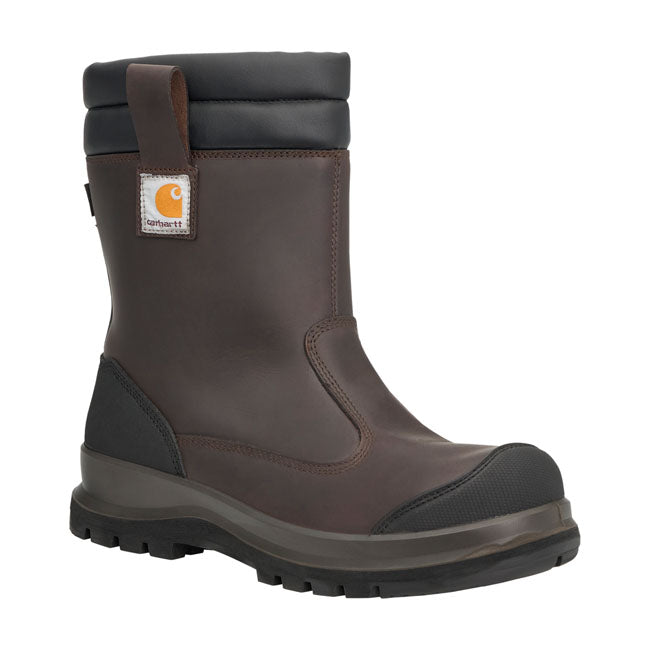 Carhartt Pull On Safety Boot Dark Brown - FREE UK Shipping, FREE 365 Day Returns | Moto Central