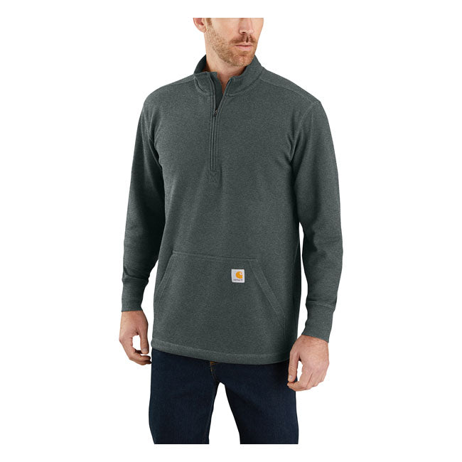 Carhartt Zip Thermal Shirt ELM Heather - FREE UK Shipping, FREE 365 Day Returns | Moto Central