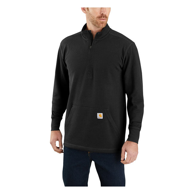 Carhartt Zip Thermal Shirt Black - FREE UK Shipping, FREE 365 Day Returns | Moto Central