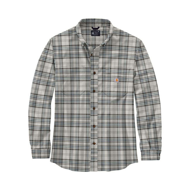 Carhartt Flannel Plaid Shirt Malt - FREE UK Shipping, FREE 365 Day Returns | Moto Central