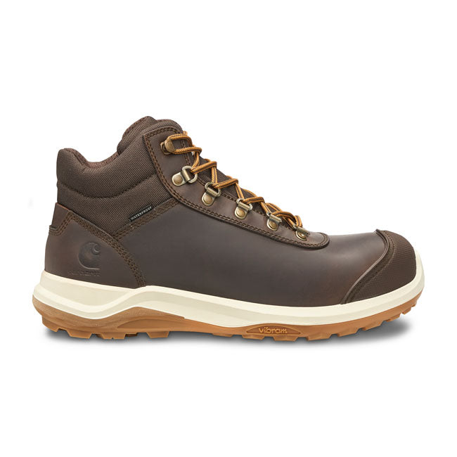 Carhartt Wylie Rugged Safety Boot Brown - FREE UK Shipping, FREE 365 Day Returns | Moto Central