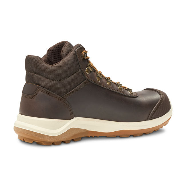 Carhartt Wylie Rugged Safety Boot Brown - FREE UK Shipping, FREE 365 Day Returns | Moto Central