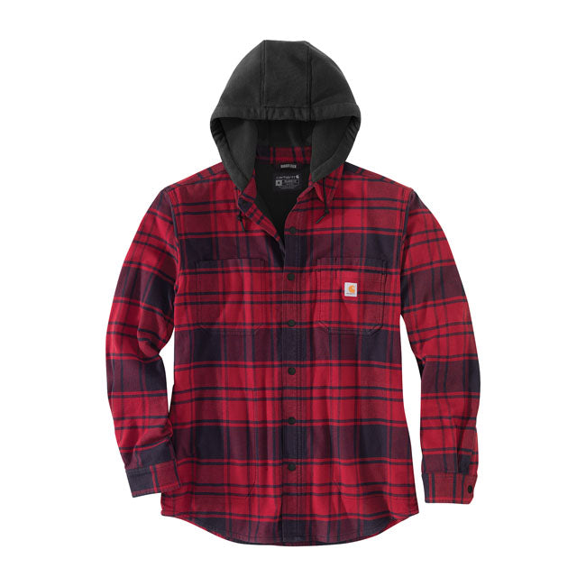 Carhartt Flannel Hooded Shirt Oxblood