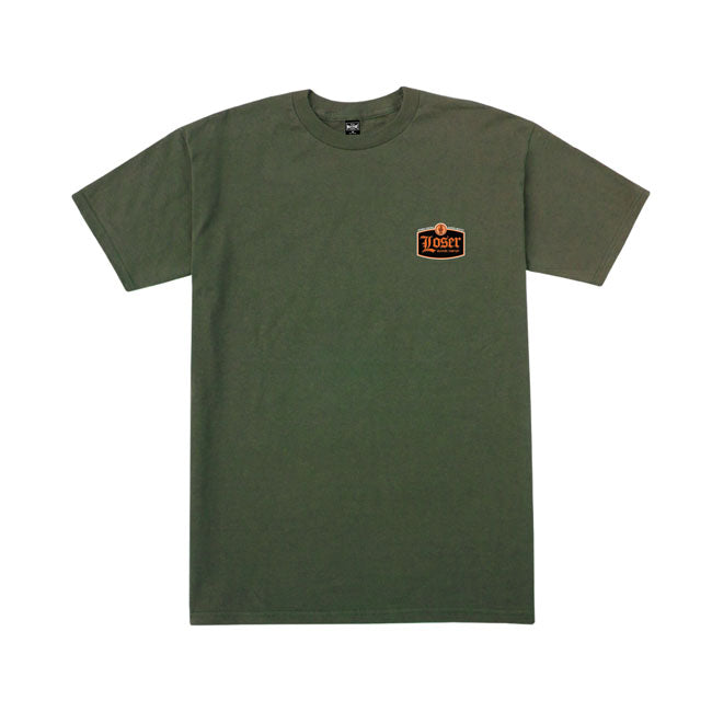 Loser Machine Beer Hunter T-Shirt Military Green