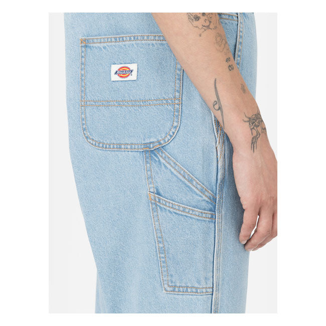 Dickies DC Classic Bib Ladies Vintage Denim - FREE UK Shipping, FREE 365 Day Returns | Moto Central