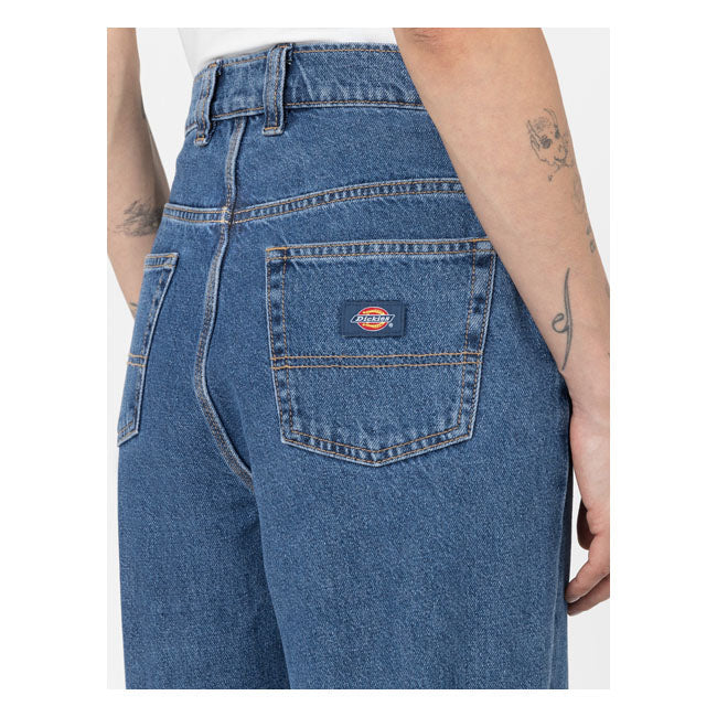 Dickies Thomasville Ladies Jeans Classic Blue - FREE UK Shipping, FREE 365 Day Returns | Moto Central