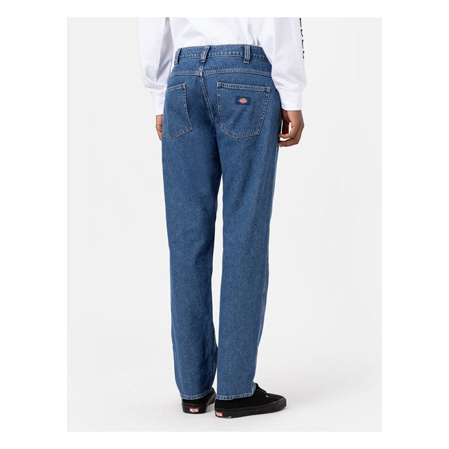 Dickies Houston Jeans Classic Blue - FREE UK Shipping, FREE 365 Day Returns | Moto Central