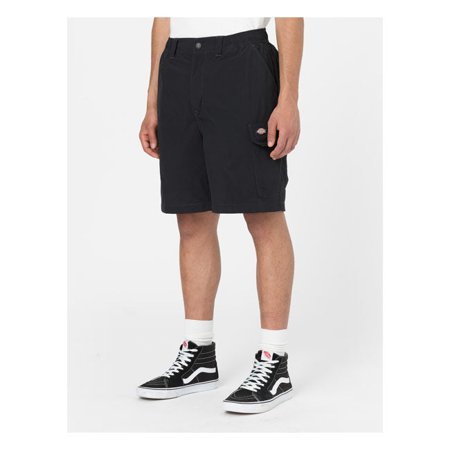 Dickies Jackson Cargo Short Black - FREE UK Shipping, FREE 365 Day Returns | Moto Central